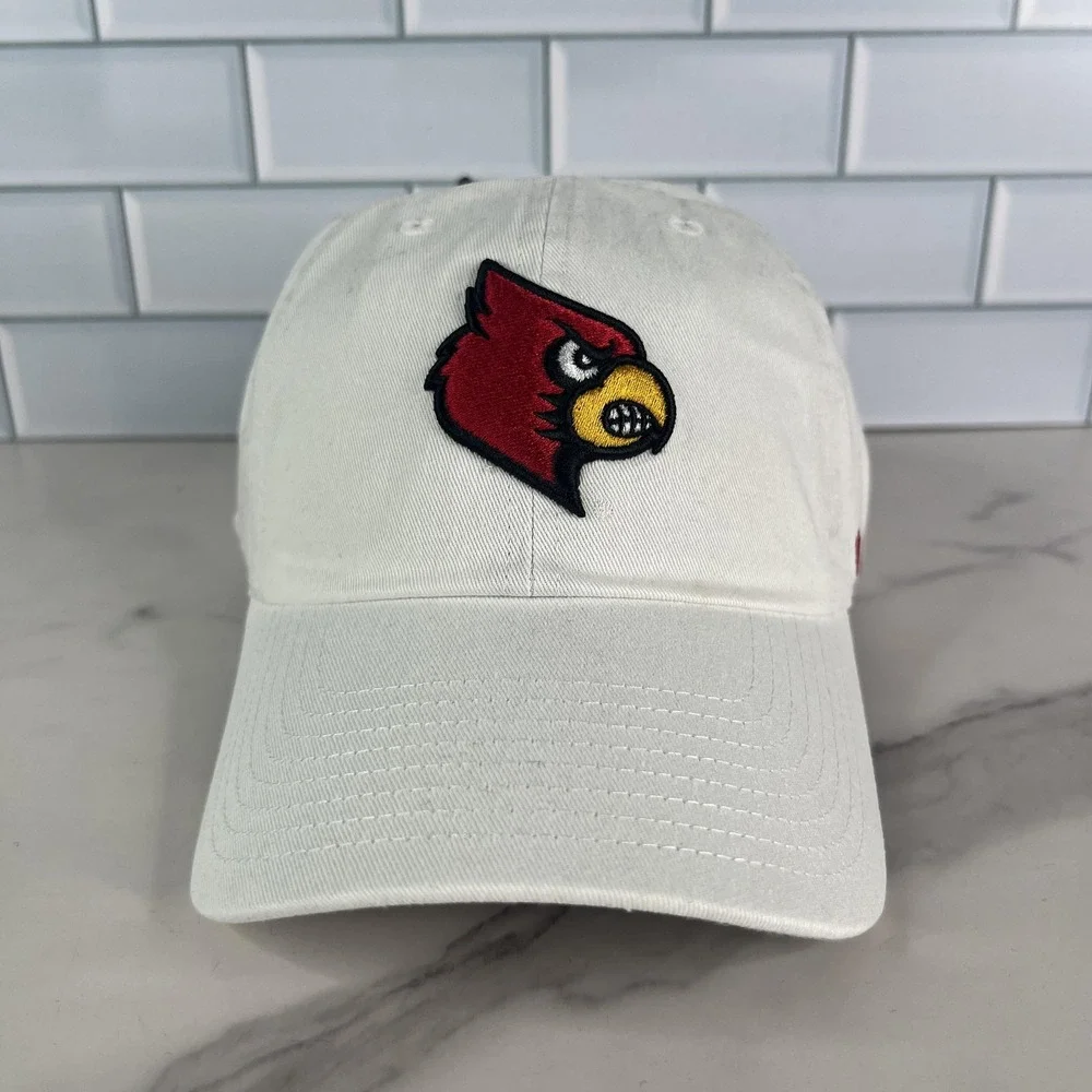 Louisville Cardinals Hat Cap Strap Back NCAA Basketball Mens One Size College 47